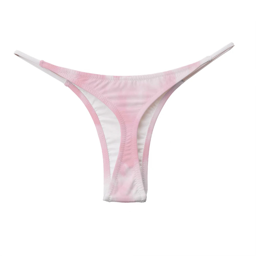 Womens Sexy Swimsuit  Swimwear Brazilian Biquini Plus Size  Bikinis Bottom T-back Cheeky Bottoms Thong Bathing Suit Women