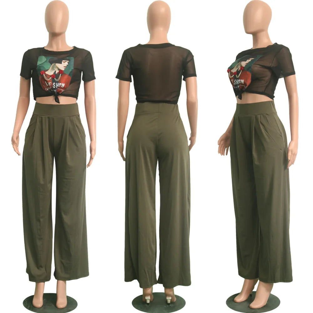 CM.YAYA Women Straight High Waist Pants Autumn Winter INS Streetwear Basic Wide Leg Long Trousers