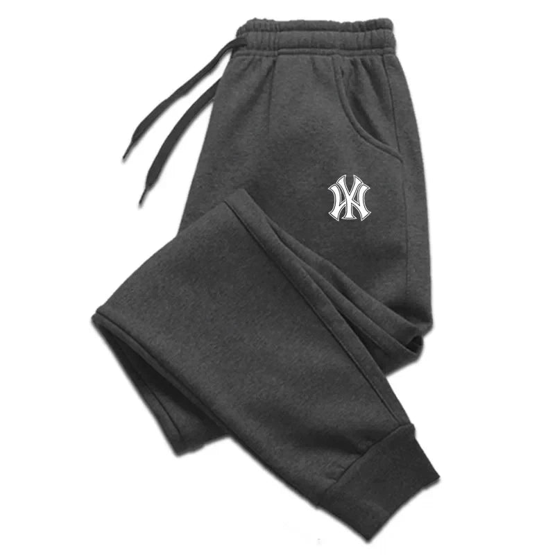 Track Pants Men Clothing Men's Tracksuit Pants for Mens Sweatpants Jogger Man Brushed Gym Women's Winter Trousers Fleece-lined