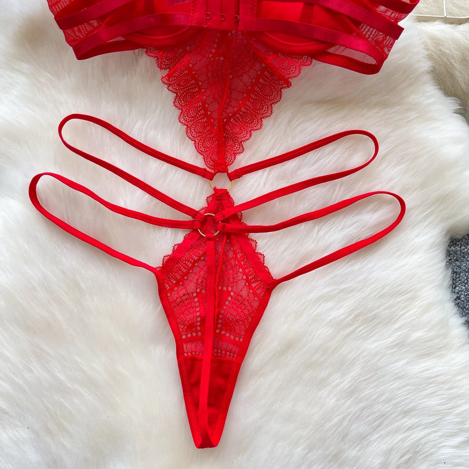 Women Hotsweet hollow out backless lace slim Vintage Straps Bodysuits Chic Jumpsuits Top Clothing