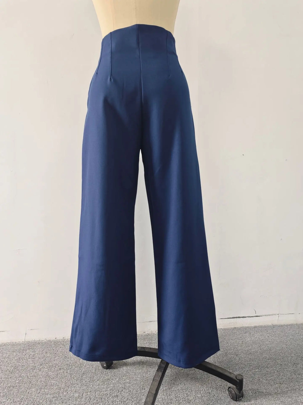 Women's High Waist Wide Leg Pants Elegant Tailored Straight Trousers Office Work Pants Casual Bottoms Comfy Dress Pants