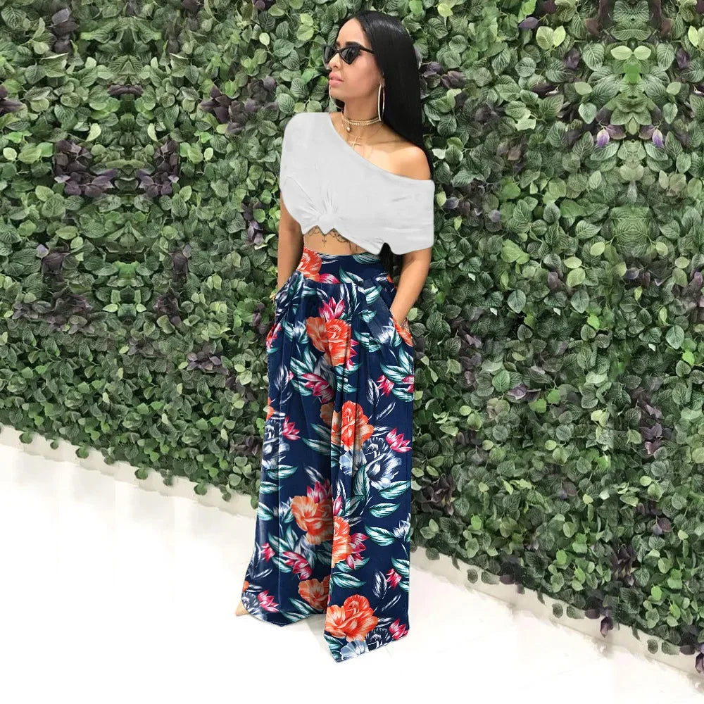 CM.YAYA Women Straight High Waist Pants Autumn Winter INS Streetwear Basic Wide Leg Long Trousers