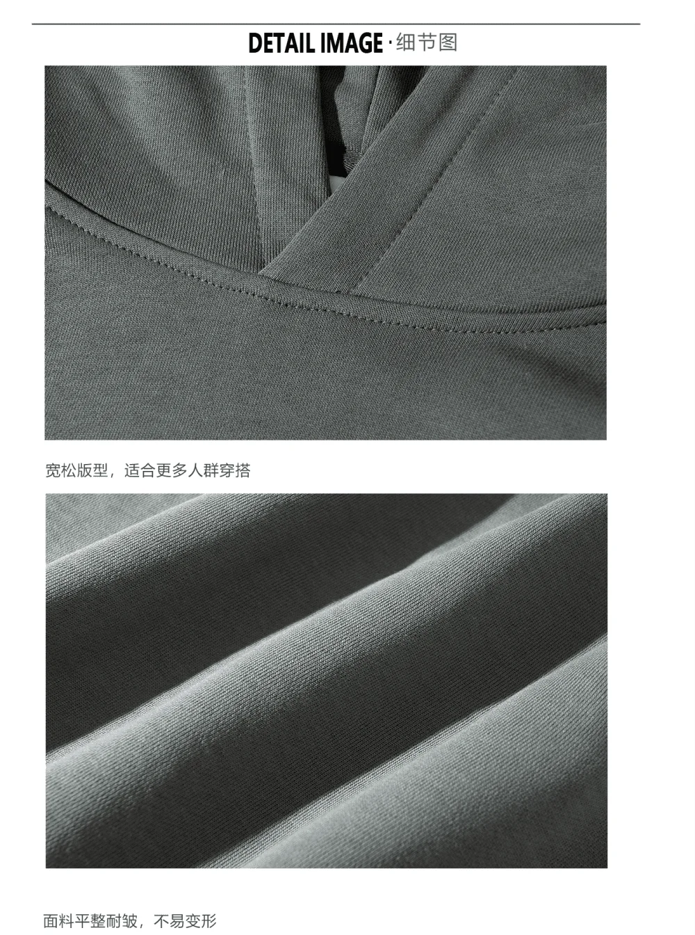 Custom LOGO 400GSM Oversized Frency Terry  Autumn Winter Casual Cotton Men Woven Top Solid Color Hoodies Sweatshirt Streatwear