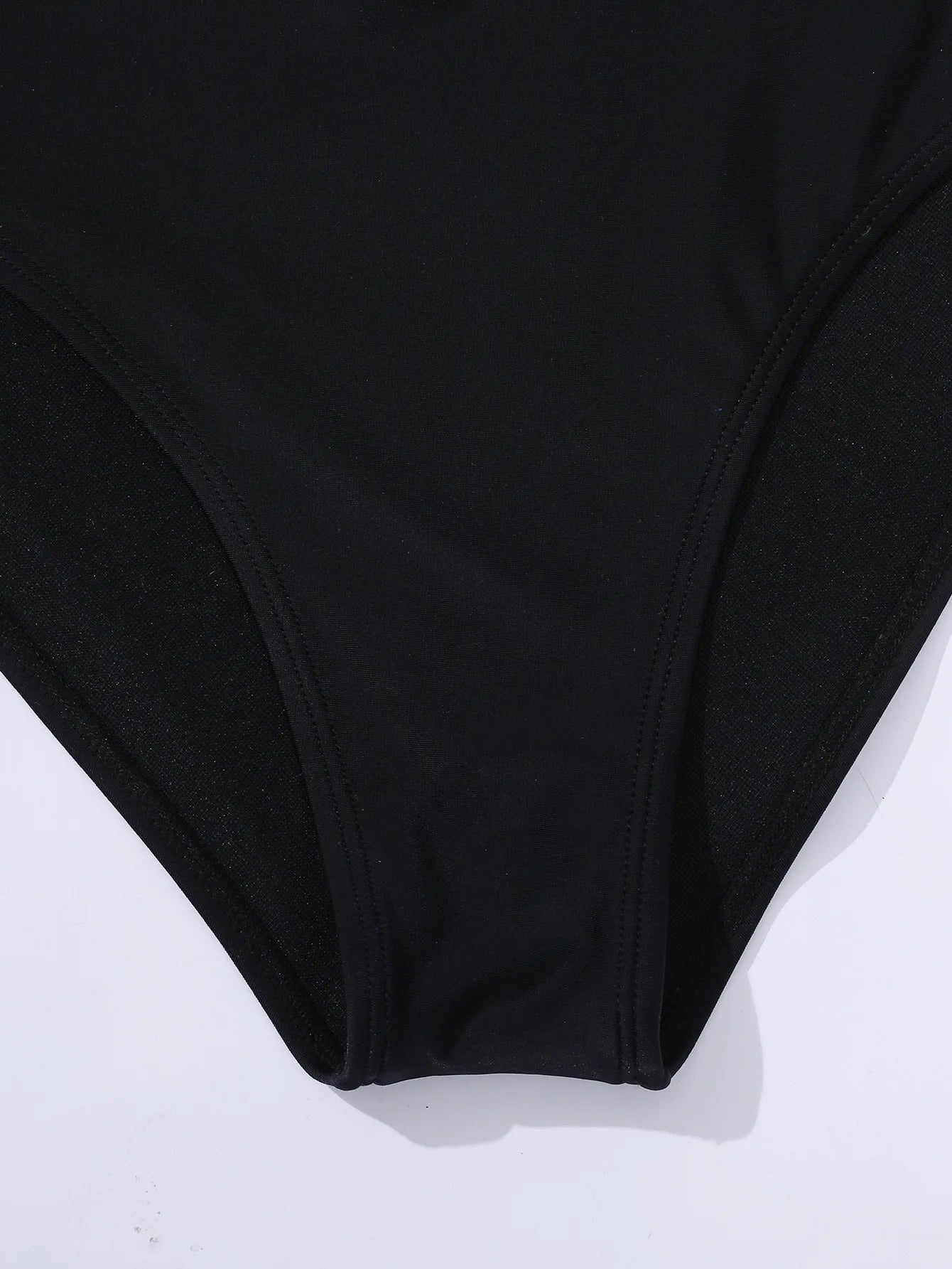 2023 New Bikini Solid Two Piece Sets for Women's Swimsuit Strap Comfortable Fabric Split Black Swimwear Stylish and Innovative