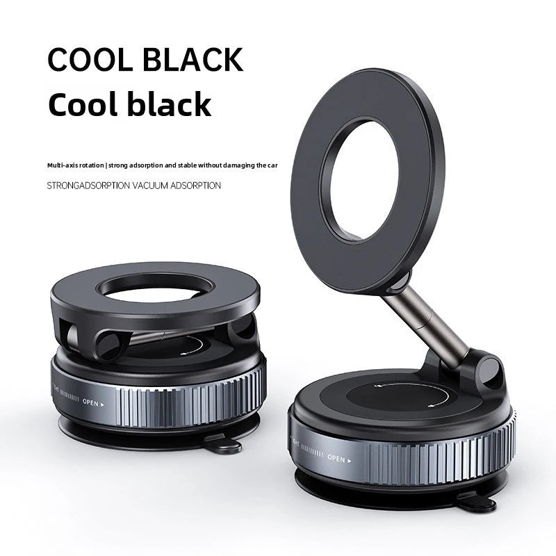 Strong Magnetic Car  Phone  Holder Foldable 360° Adjustable Vacuum Suction Mount Universal for Car, Desk, Bathroom