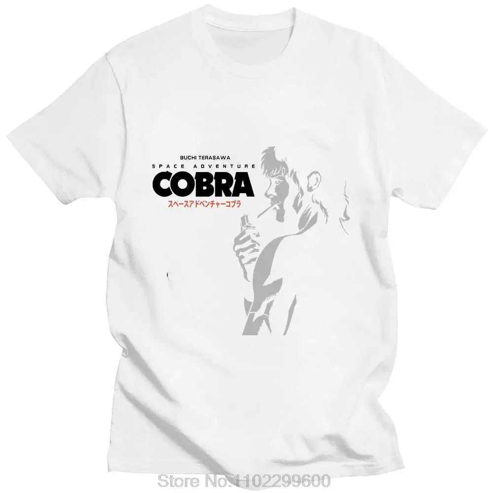 Anime Space Adventure Cobra 2022 Fashion Hot Sale Classic Print Summer Short-sleeved Thin Cotton Loose Casual Sports Man T-shirt