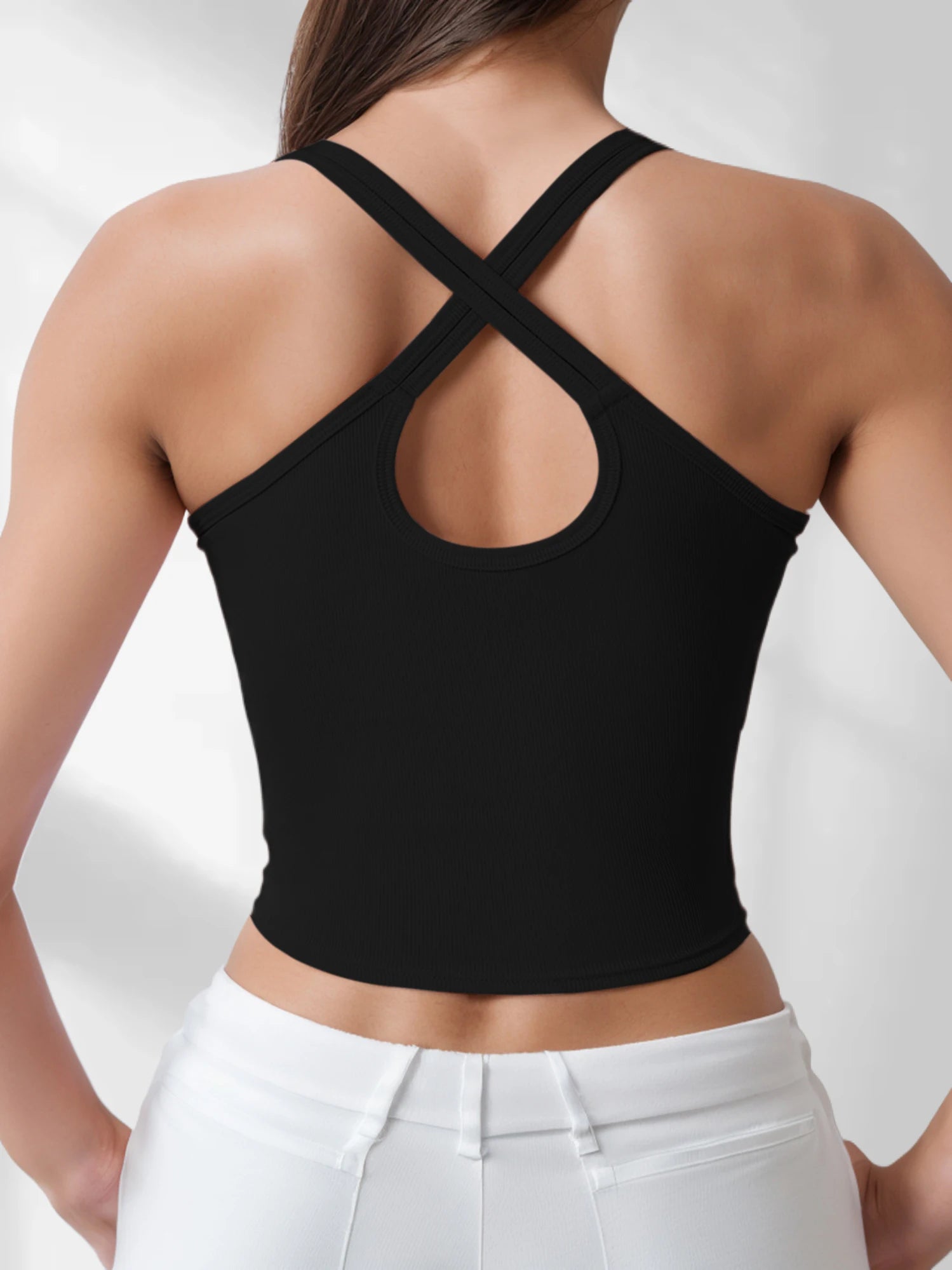 Women Solid Color Camisoles Vest Women Tank Tops Female Summer Sexy Strap Basic Tops Sleeveless Camisole T-shirt