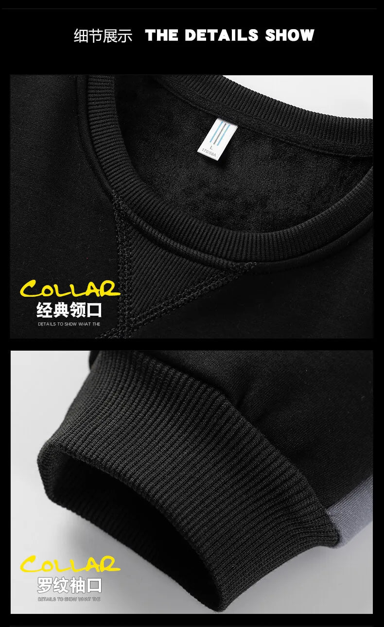 Sports Sweatshirt Men Spring and Autumn Round Collar Couple Loose Casual Hoodies Fashion Trend Sweatshirt Large Size M-5XL