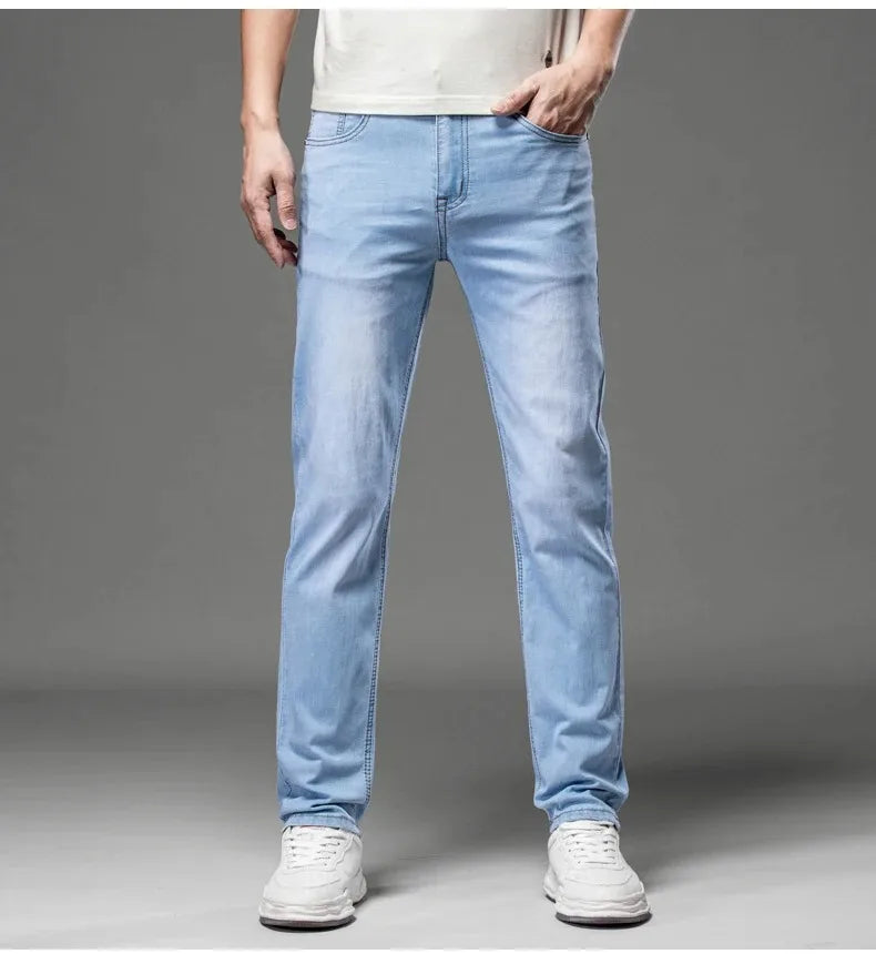 2026 Brand Jeans Summer Style Utr Thin Light  Men's Jeans Fashion Male Casual Denim Men's Jeans Slim Wholesale Jeans