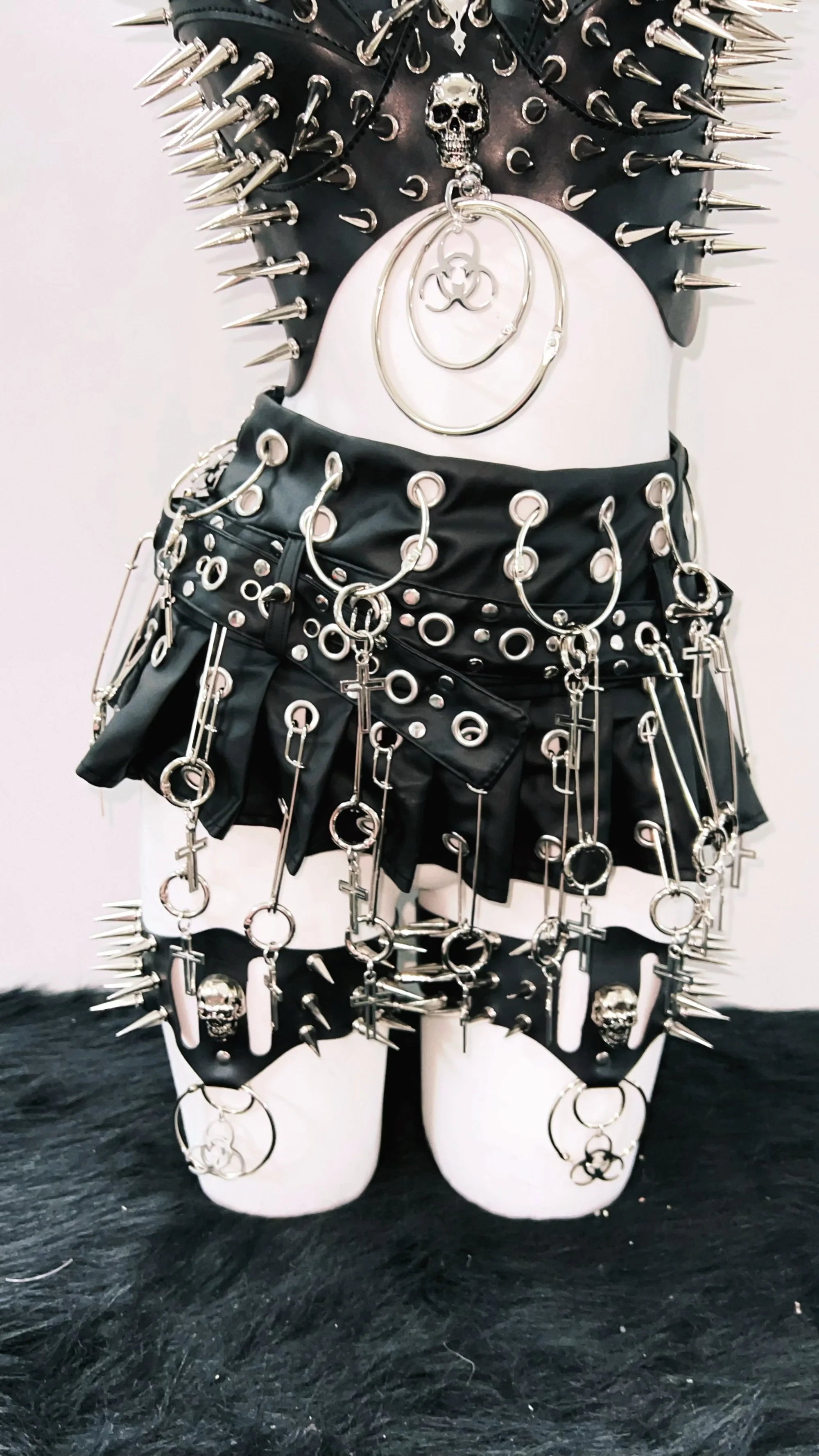 Rivet Tank Tops  Gothic Tank Tops Punk Tank Tops y2k clothes y2k crop top gothic clothes Skull top vintage tops  y2k fashion