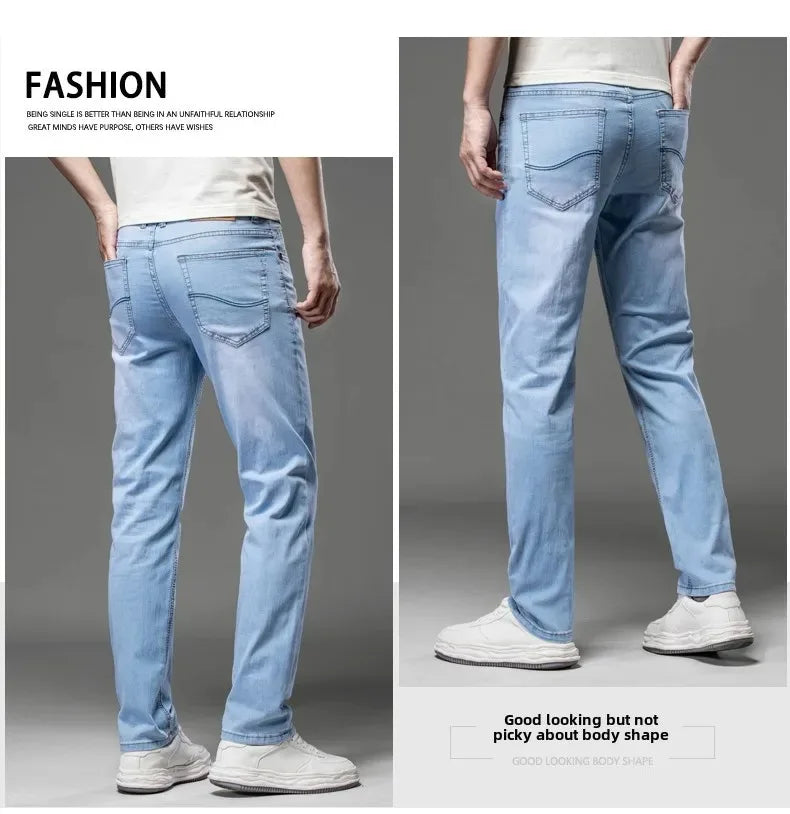 2026 Brand Jeans Summer Style Utr Thin Light  Men's Jeans Fashion Male Casual Denim Men's Jeans Slim Wholesale Jeans