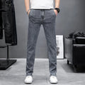 Autumn Stretch Skinny Jeans Men Fashion Casual Slim Fit Denim Designer Elastic Pants Grey Brand Trousers Male Large size 38 40