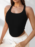 Women Solid Color Camisoles Vest Women Tank Tops Female Summer Sexy Strap Basic Tops Sleeveless Camisole T-shirt