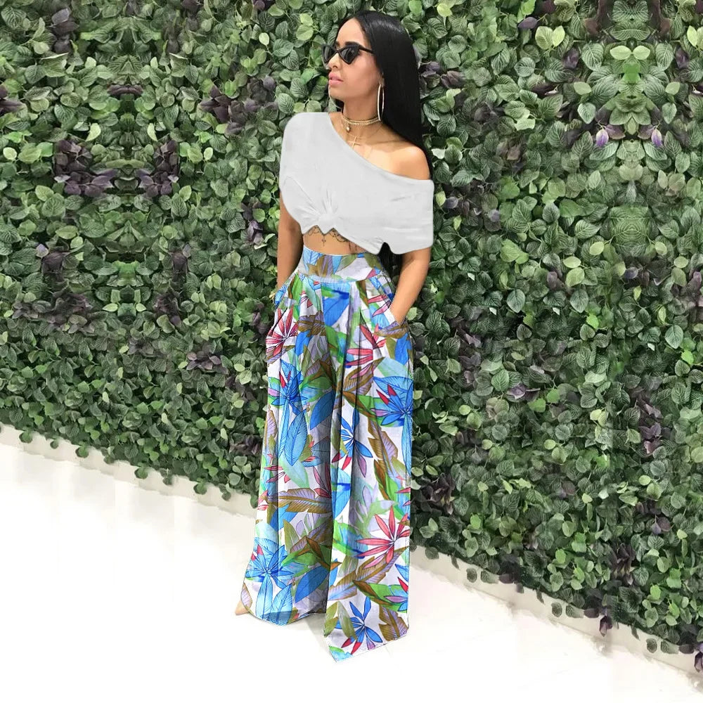 CM.YAYA Women Straight High Waist Pants Autumn Winter INS Streetwear Basic Wide Leg Long Trousers