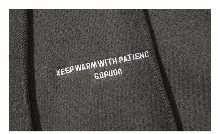 Japanese Streetwear High Quality Hip Hop Thin Fleece Hoodie Men Clothing Harajuku Casual Sweatshirt Korean Couple Pullover Male