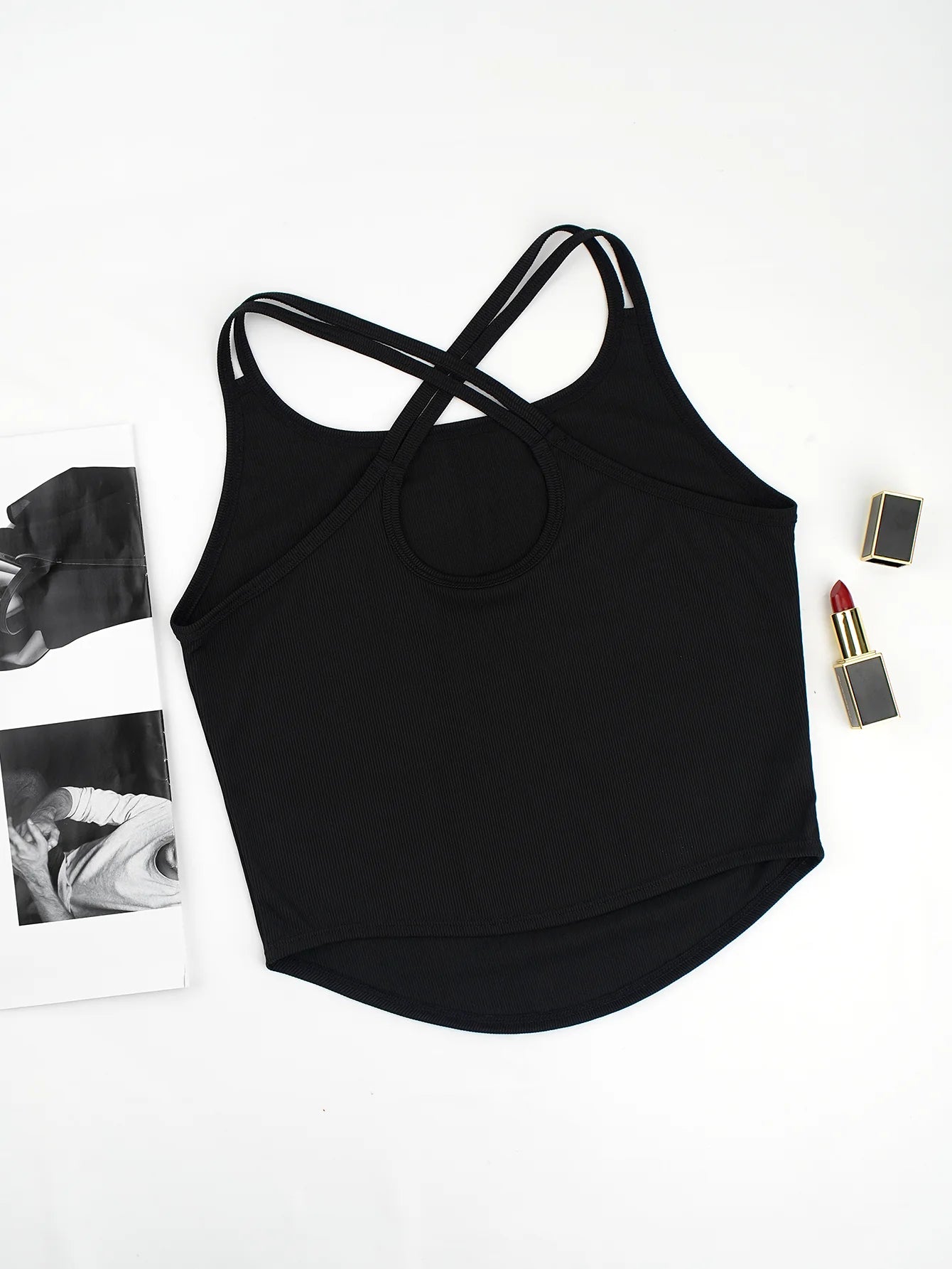Women Solid Color Camisoles Vest Women Tank Tops Female Summer Sexy Strap Basic Tops Sleeveless Camisole T-shirt