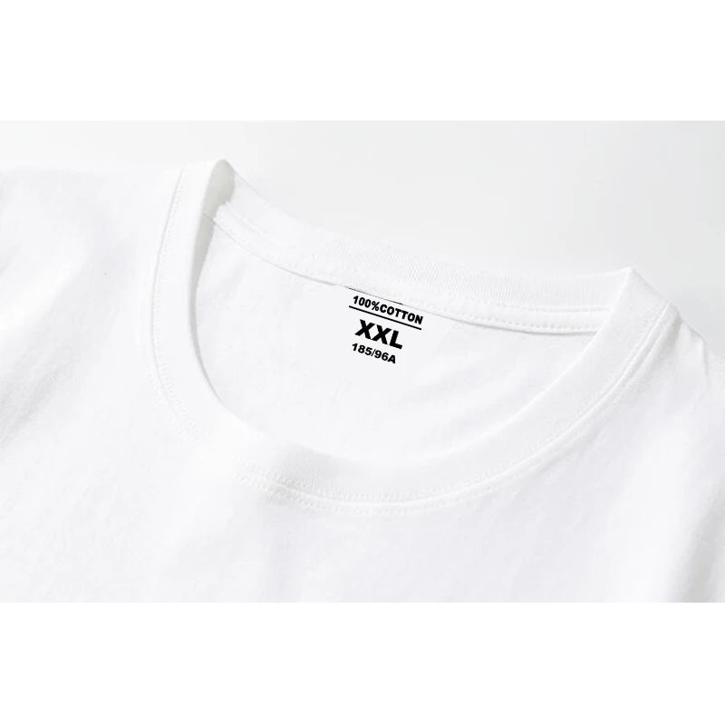 Men's High Quality Cotton Blend Moon Print Casual Summer Cool Short Sleeve Men Tshirt Loose t-shirt Male Tee Shirts Male Tee Top