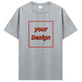 Custom T-shirt Customized Print T Shirt Men Women Personalized Tops Tees DIY Your Like Photo Or Logo Cotton T-shirt Men Clothing