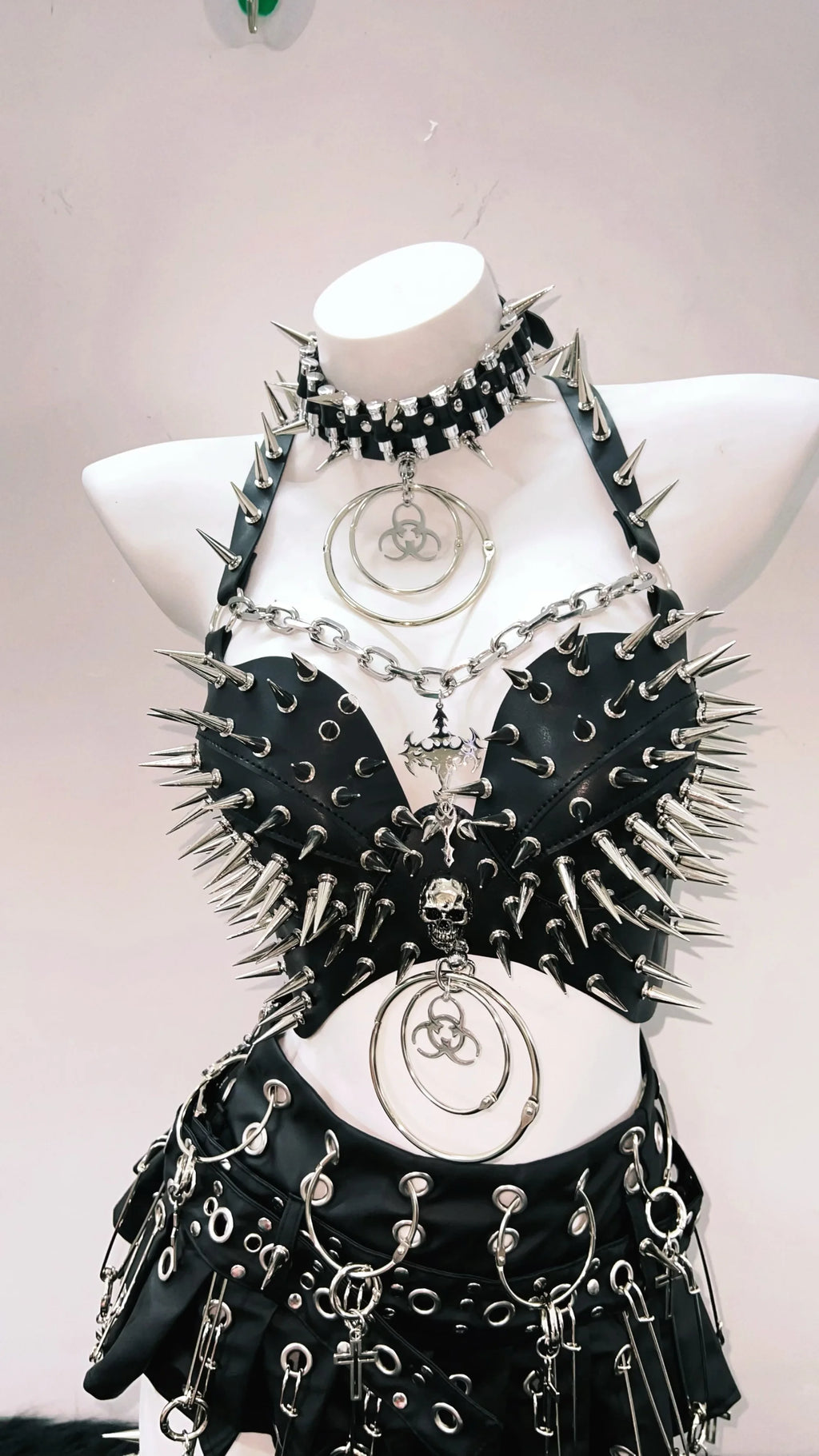 Rivet Tank Tops  Gothic Tank Tops Punk Tank Tops y2k clothes y2k crop top gothic clothes Skull top vintage tops  y2k fashion