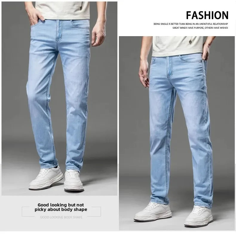 2026 Brand Jeans Summer Style Utr Thin Light  Men's Jeans Fashion Male Casual Denim Men's Jeans Slim Wholesale Jeans