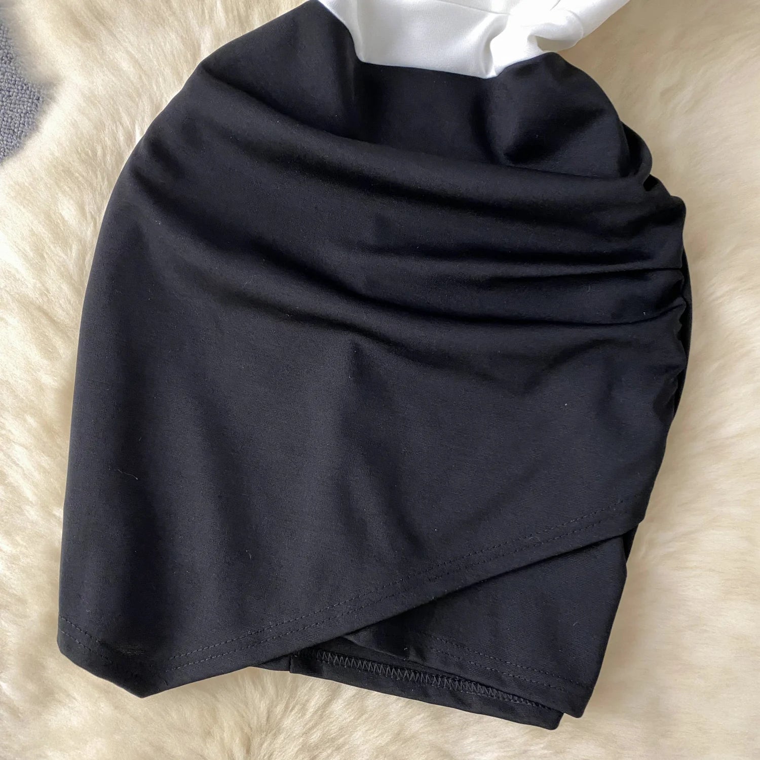 Sexy  Swinging collar Slip Dress pleated sweet Chic Vintage Evening Party Club Women Chic Slim Pencil dresses