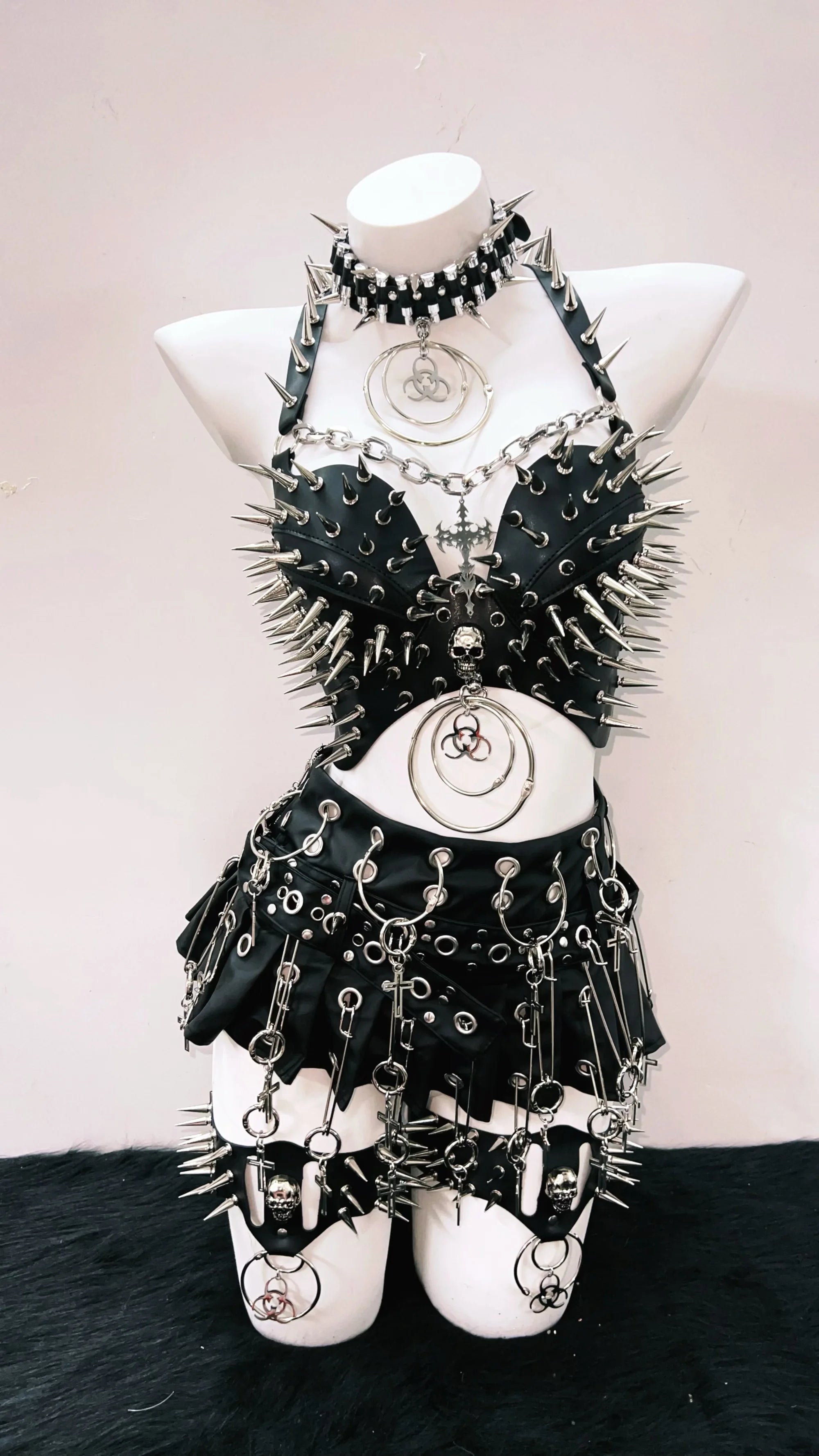 Rivet Tank Tops  Gothic Tank Tops Punk Tank Tops y2k clothes y2k crop top gothic clothes Skull top vintage tops  y2k fashion