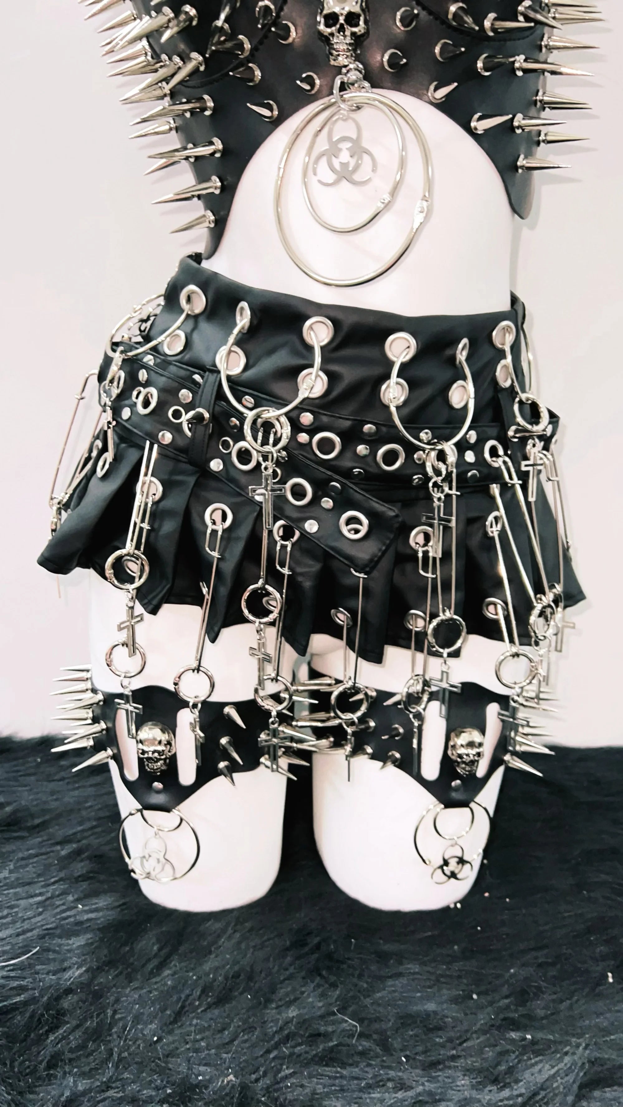 Rivet Tank Tops  Gothic Tank Tops Punk Tank Tops y2k clothes y2k crop top gothic clothes Skull top vintage tops  y2k fashion