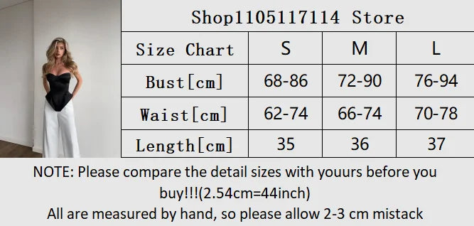 Sexy Fishbone Strapless Short Top Women Chic Sleeveless Off-shoulder Backless Waist Cinching Tops 2026 Lady Evening Party Blouse