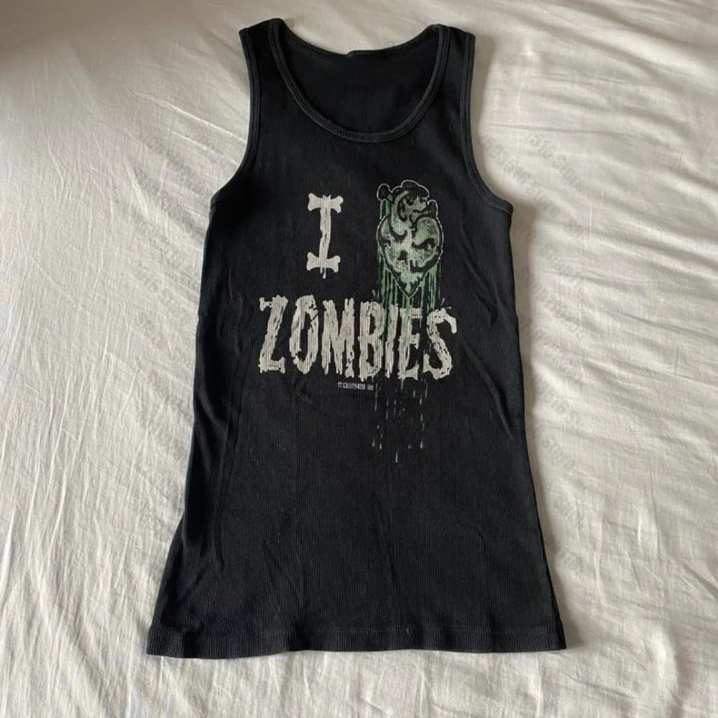 Crop Tops with Suspenders Crop Top Women's Tank Street Aesthetic Gothic Clothes 90s Clothes Vintage Trashy Y2k 2000s Tops Woman