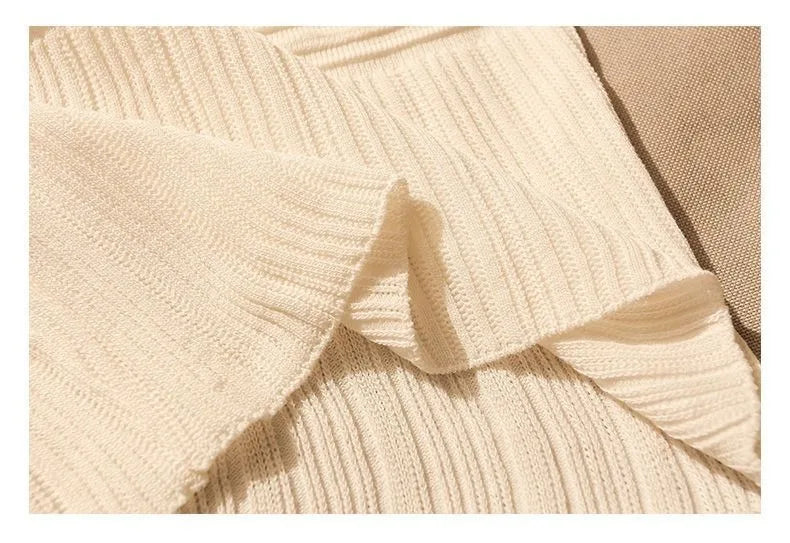 Women Tank Top Mesh Halter Neck Knitted Short Vest Korean Fashion Style Pure Hot Gilr Sexy Knit Girl Pullover Clothing