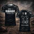 Randa Gothic Tactical T-shirt  Breathable Sportswear | Unisex Combat-style Apparel | Outdoor Crew Neck Short-sleeve Top For Men
