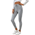 Women Striped Leggings Fitness Elastic Yoga Leggings High Waist Butt Lift Gym Trainning Tights Fashion Thread Slim Trousers