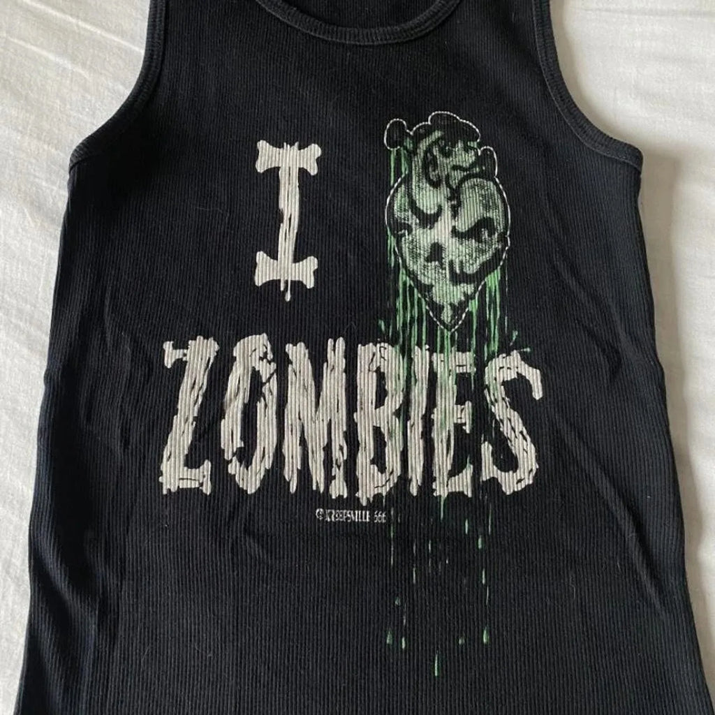 Crop Tops with Suspenders Crop Top Women's Tank Street Aesthetic Gothic Clothes 90s Clothes Vintage Trashy Y2k 2000s Tops Woman