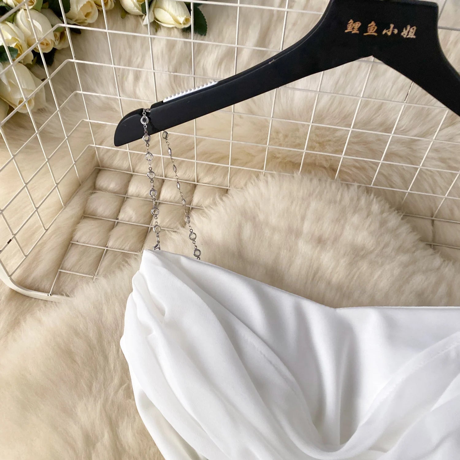 Sexy  Swinging collar Slip Dress pleated sweet Chic Vintage Evening Party Club Women Chic Slim Pencil dresses