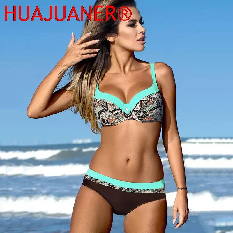 2026 New Swimsuit Red Push Up Bikini Set Women Swimwear Sexy Padded Adjustable Strap Bordered Bikinis Black Bathing Suit Tankini