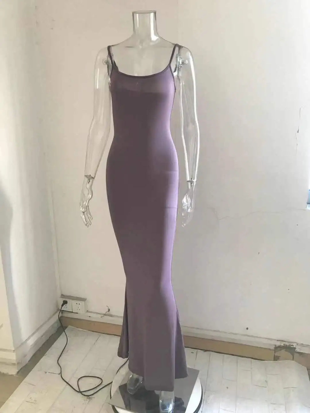 Dresses For Women 2023 Sexy Spaghetti Strap Black Long Dress Evening Y2k Sleeveless Solid Skinny Bodycon Maxi Vestidos