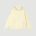 Custom LOGO 400GSM Oversized Frency Terry  Autumn Winter Casual Cotton Men Woven Top Solid Color Hoodies Sweatshirt Streatwear